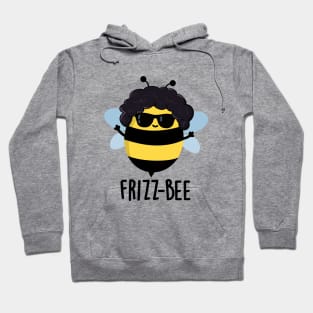 Frizz-Bee Cute Afro Bee Pun Hoodie